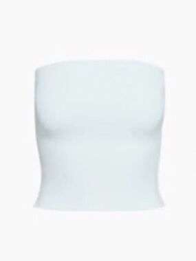 ARITZIA BABATON CONTOUR TUBE TOP IN LIGHT BLUE